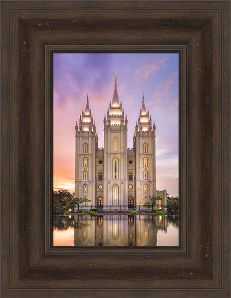 Salt Lake City Temple - Glimmer of Hope by Lance Bertola