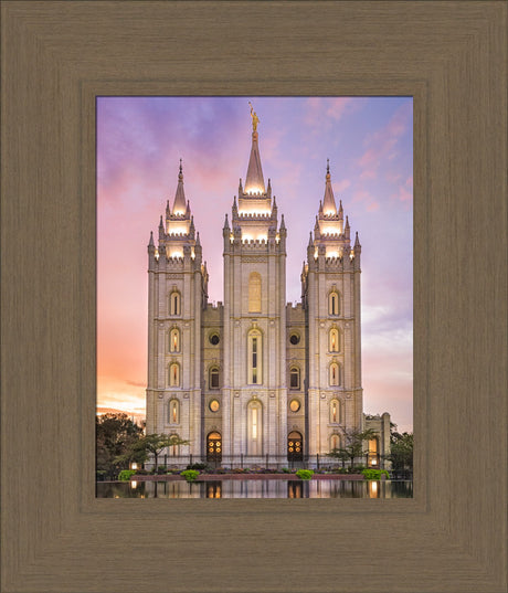 Salt Lake City Temple - Glimmer of Hope by Lance Bertola