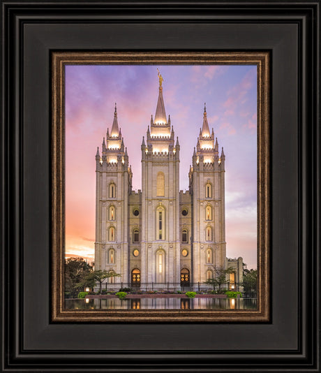 Salt Lake City Temple - Glimmer of Hope by Lance Bertola