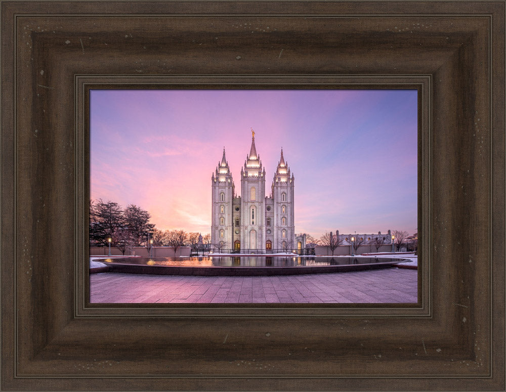 Salt Lake City Temple - Glorious Promises by Lance Bertola