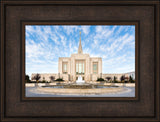 Ogden Utah Temple - East Fountain by Lance Bertola