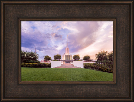 Atlanta Georgia Temple - Summer Sunset by Lance Bertola