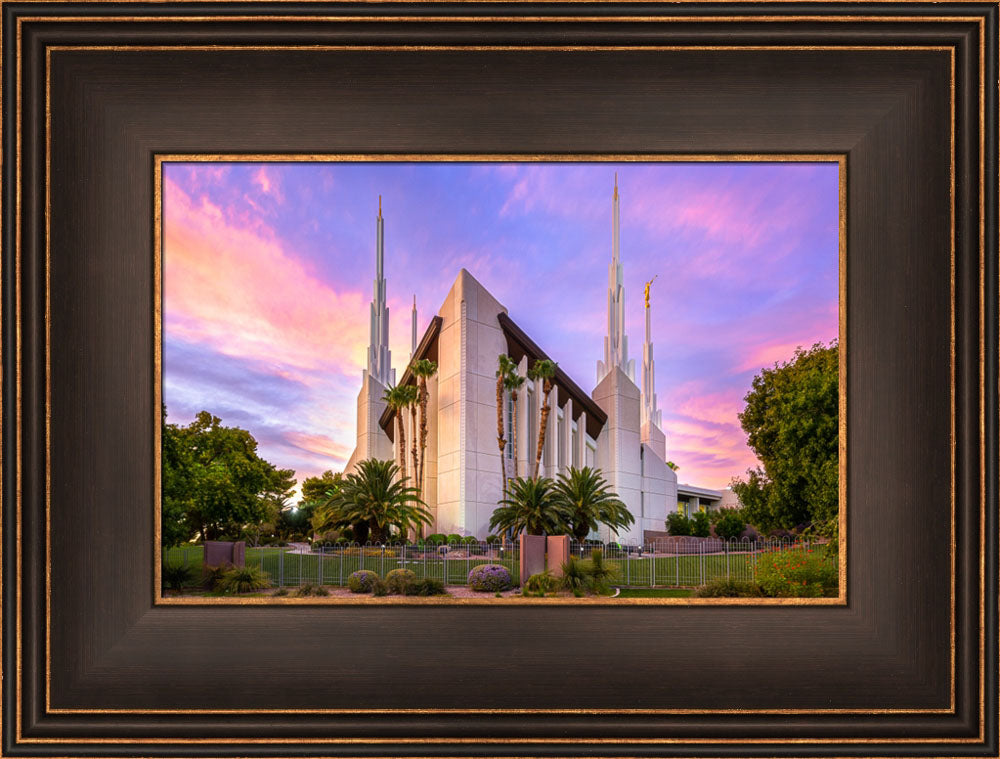 Las Vegas Nevada Temple - Vibrant Sunset by Lance Bertola | Altus