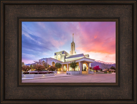 Mount Timpanogos Temple - Resplendent Hope by Lance Bertola