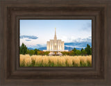 Oquirrh Mountain Utah Temple - Fall Colors by Lance Bertola