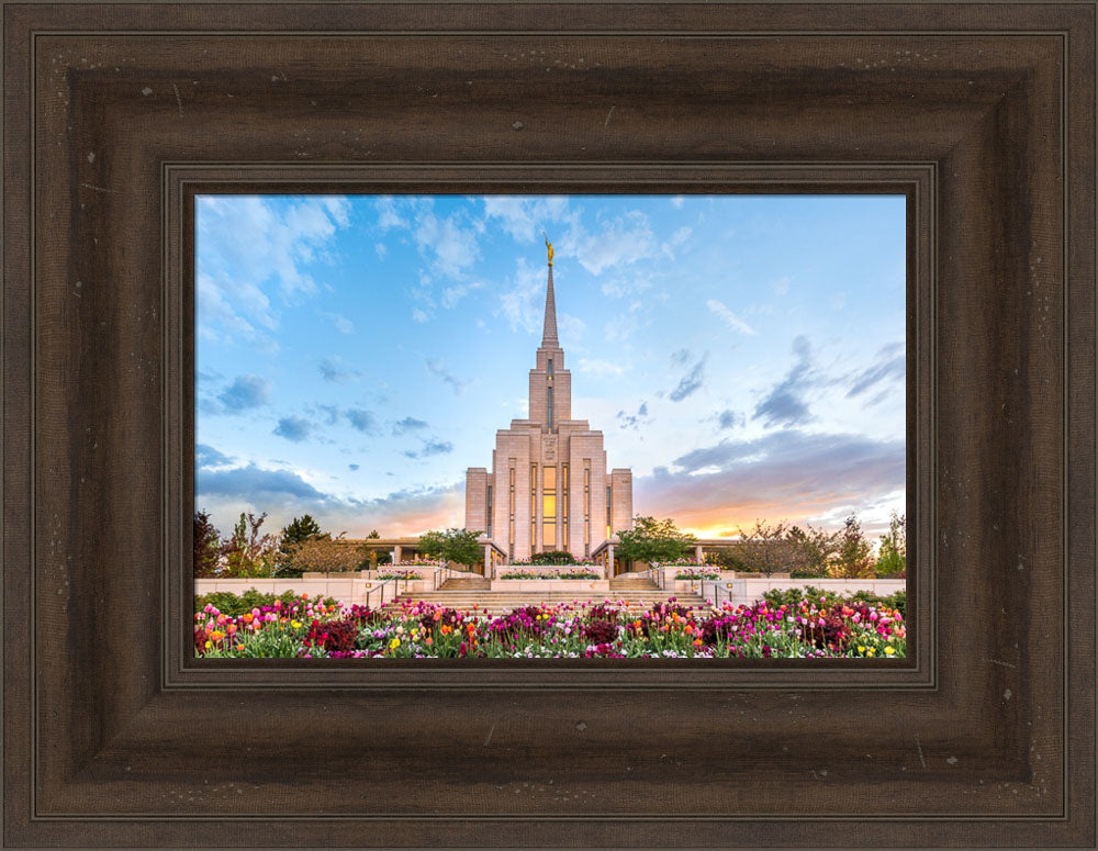 Oquirrh Mountain Temple - Beauty of Creation by Lance Bertola