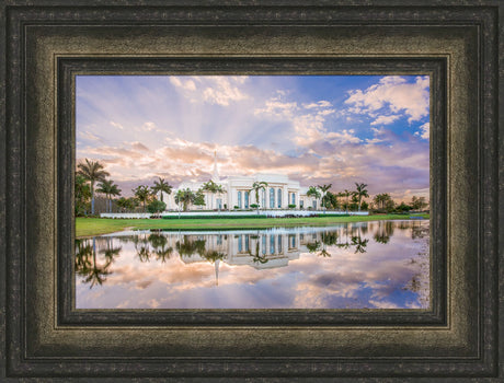 Fort Lauderdale Florida Temple - Rays of Light by Lance Bertola