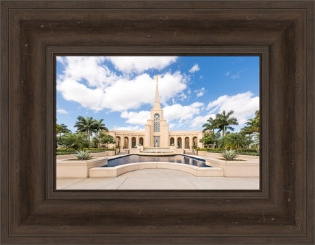 Fort Lauderdale Florida Temple - Reflection Pool by Lance Bertola