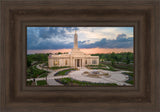 Indianapolis Temple - Sunset Panorama by Lance Bertola