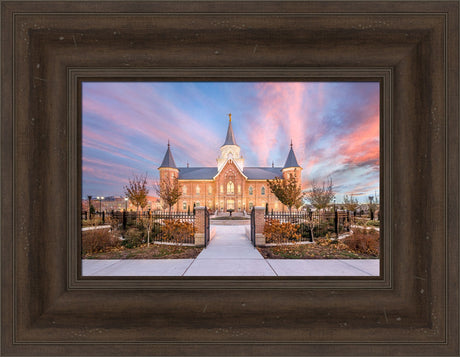 Provo City Center Temple - Sunset Gates by Lance Bertola