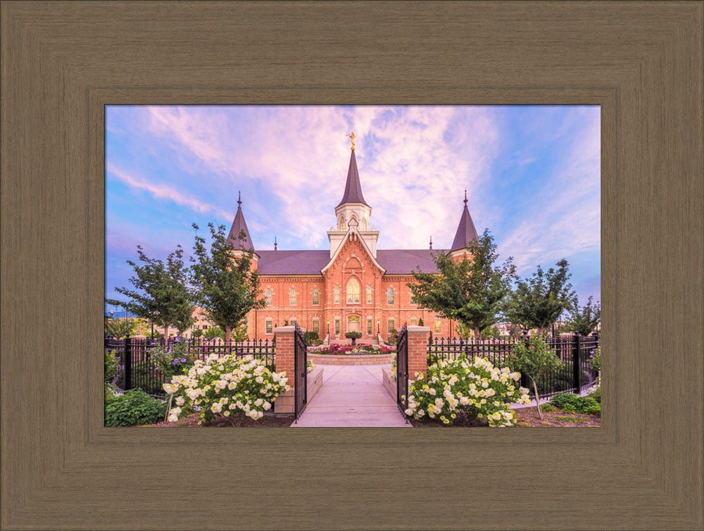 Provo City Center Temple - Garden Courtyard by Lance Bertola