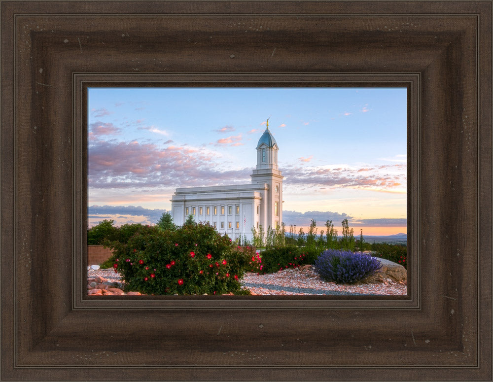 Cedar City Temple - Sacred Trust by Lance Bertola