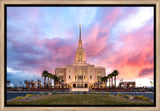 Red Cliffs Temple- Revelatory Realms - framed giclee canvas