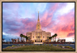 Red Cliffs Temple- Revelatory Realms - framed giclee canvas