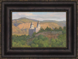 Manti Temple - Sunrise by Linda Curley Christensen