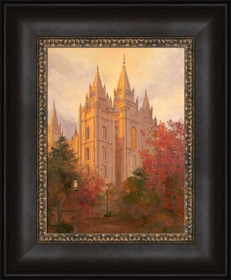 Salt Lake Temple - Golden Day by Linda Curley Christensen