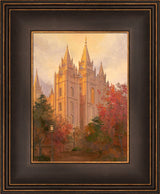 Salt Lake Temple - Golden Day by Linda Curley Christensen