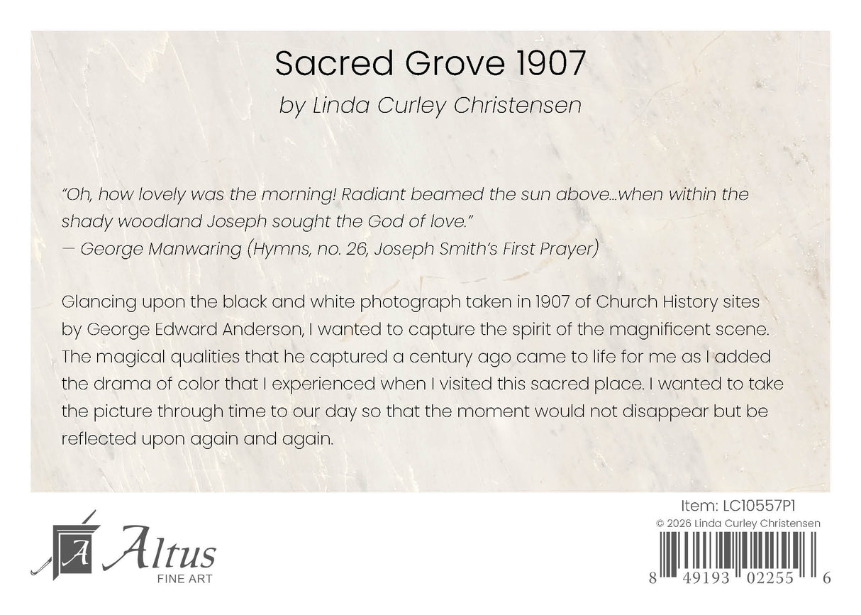 Sacred Grove by Linda Curley Christensen