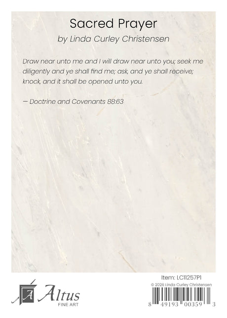 Sacred Prayer by Linda Curley Christensen