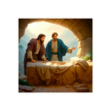 Peter and John Find an Empty Tomb
