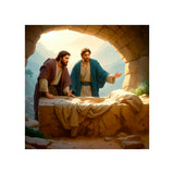 Peter and John Find an Empty Tomb