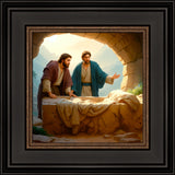 Peter and John Find an Empty Tomb