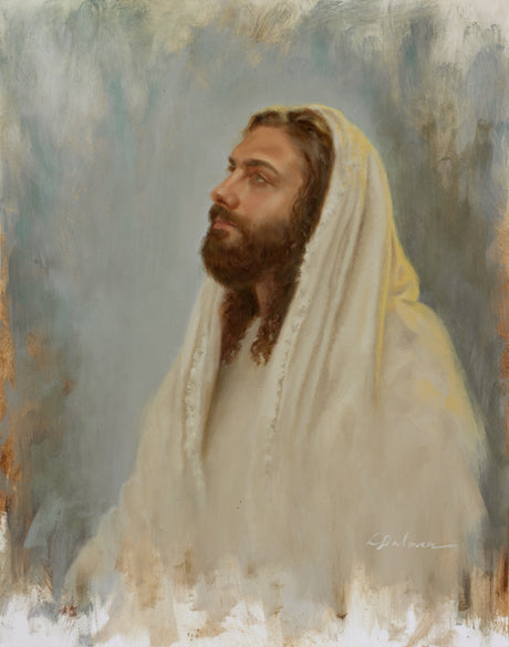 A portrait of Jesus Christ.
