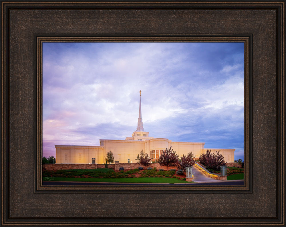 Billings Montana- His Abiding Love - framed giclee canvas