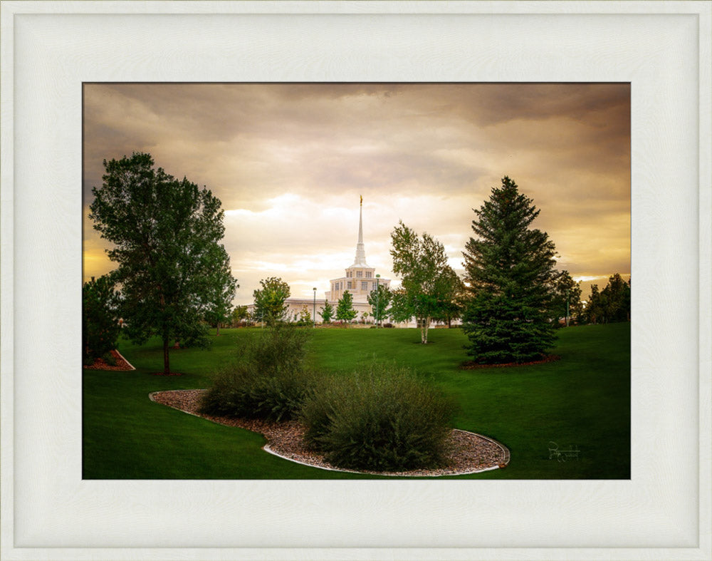 Billings Montana- Faith in Every Footstep - framed giclee canvas