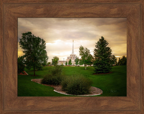 Billings Montana- Faith in Every Footstep - framed giclee canvas