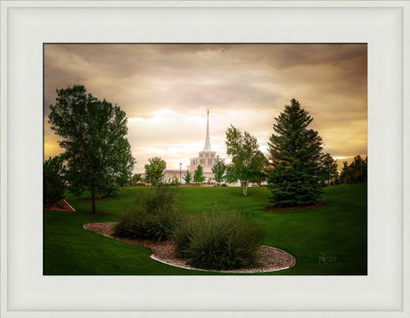 Billings Montana- Faith in Every Footstep - framed giclee canvas