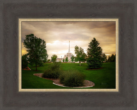 Billings Montana- Faith in Every Footstep - framed giclee canvas