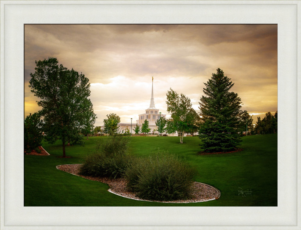 Billings Montana- Faith in Every Footstep - framed giclee canvas