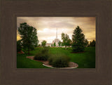 Billings Montana- Faith in Every Footstep - framed giclee canvas