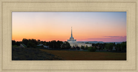 Billings Montana- Choose Ye this Day - framed giclee canvas