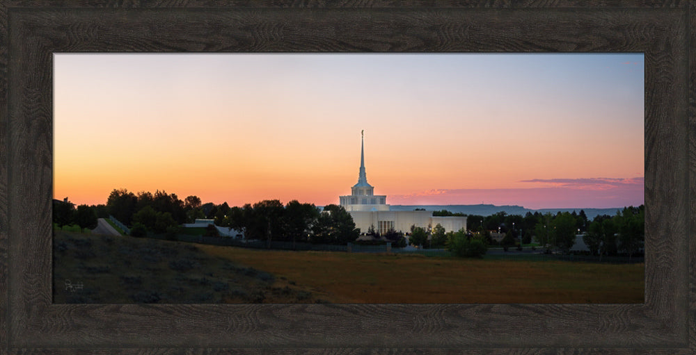 Billings Montana- Choose Ye this Day - framed giclee canvas