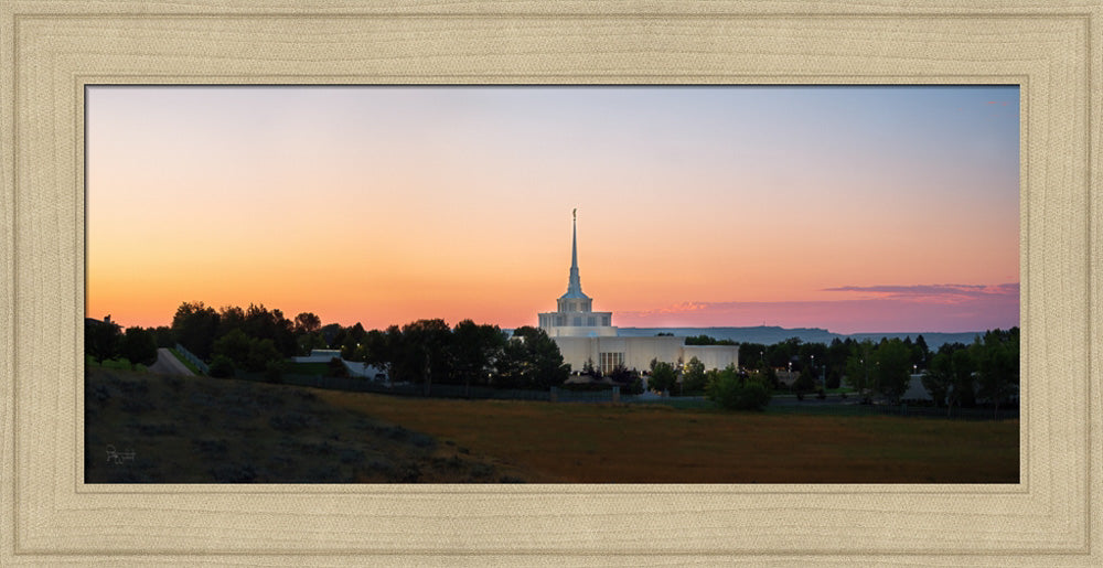 Billings Montana- Choose Ye this Day - framed giclee canvas