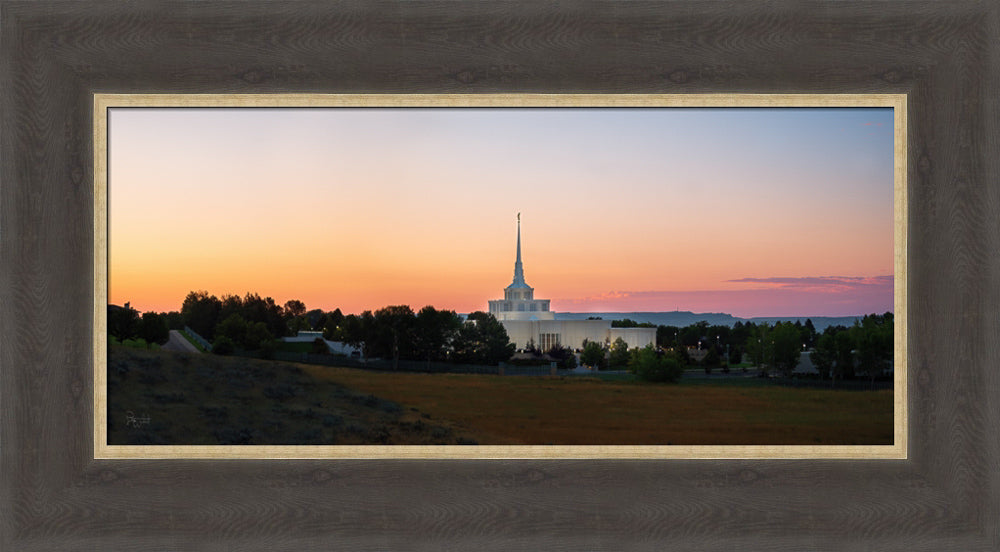 Billings Montana- Choose Ye this Day - framed giclee canvas