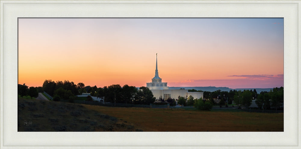 Billings Montana- Choose Ye this Day - framed giclee canvas