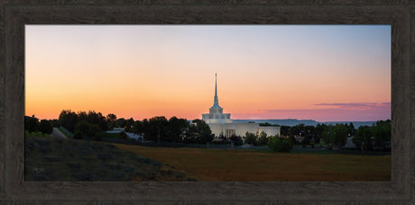 Billings Montana- Choose Ye this Day - framed giclee canvas