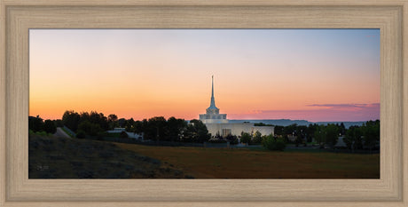 Billings Montana- Choose Ye this Day - framed giclee canvas