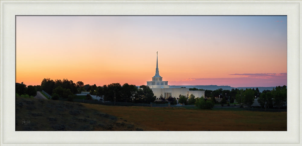 Billings Montana- Choose Ye this Day - framed giclee canvas