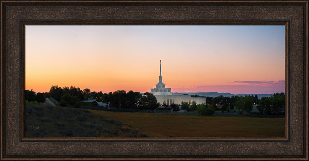 Billings Montana- Choose Ye this Day - framed giclee canvas