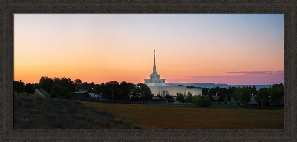 Billings Montana- Choose Ye this Day - framed giclee canvas