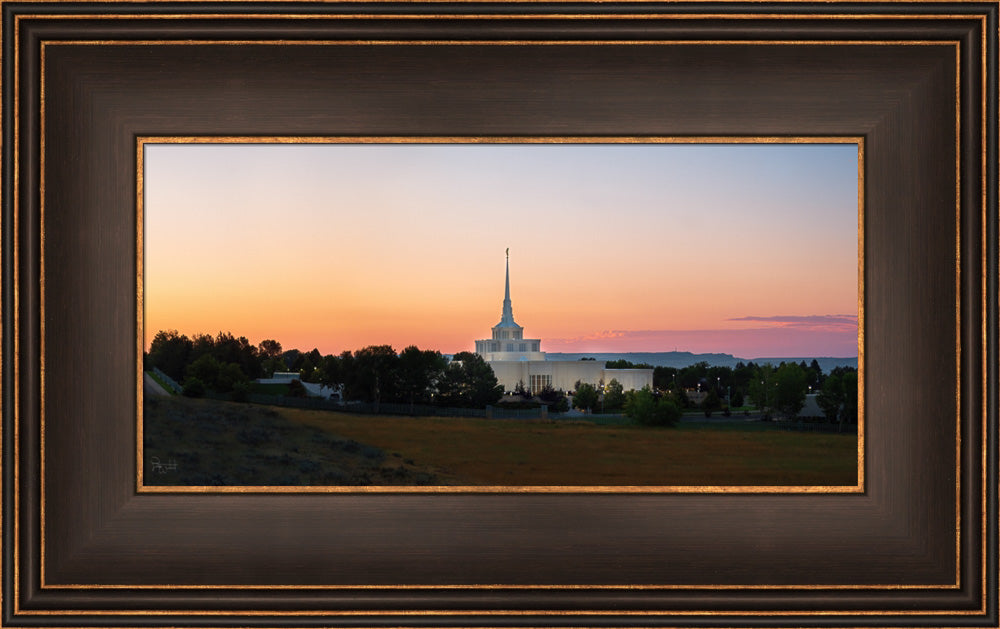 Billings Montana- Choose Ye this Day - framed giclee canvas