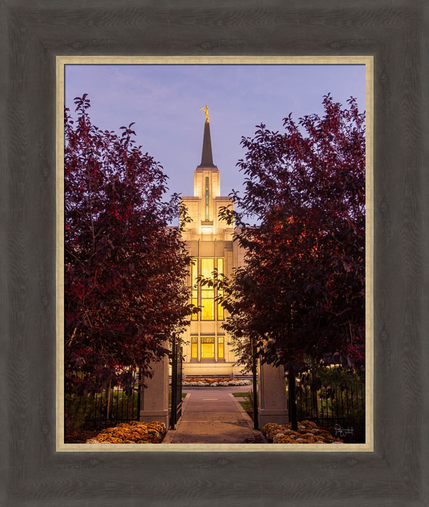 Calgary Alberta Temple- Autumn Light