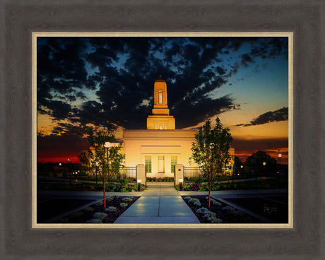 Helena Montana Temple- Solace - framed giclee canvas