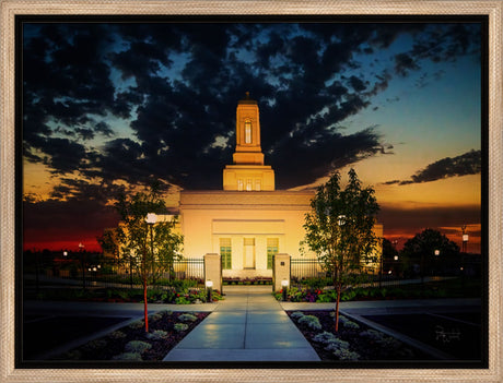 Helena Montana Temple- Solace - framed giclee canvas