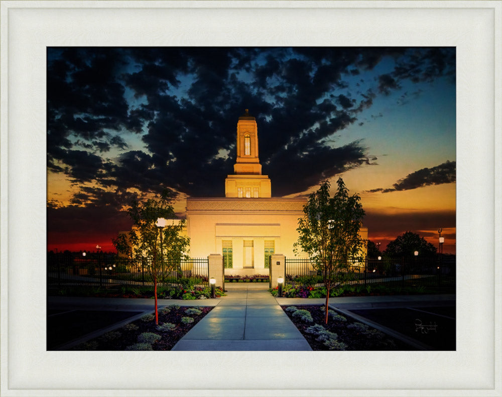 Helena Montana Temple- Solace - framed giclee canvas