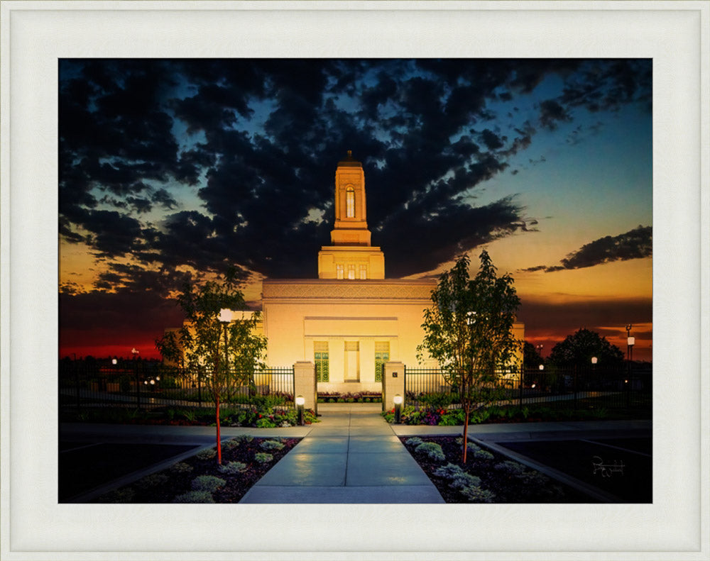 Helena Montana Temple- Solace - framed giclee canvas